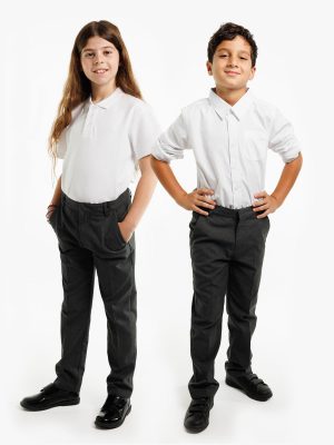 Regular Leg School Trousers