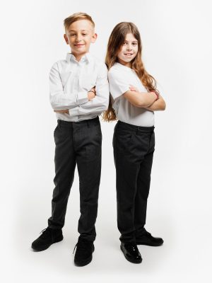 Slim Leg School Trousers